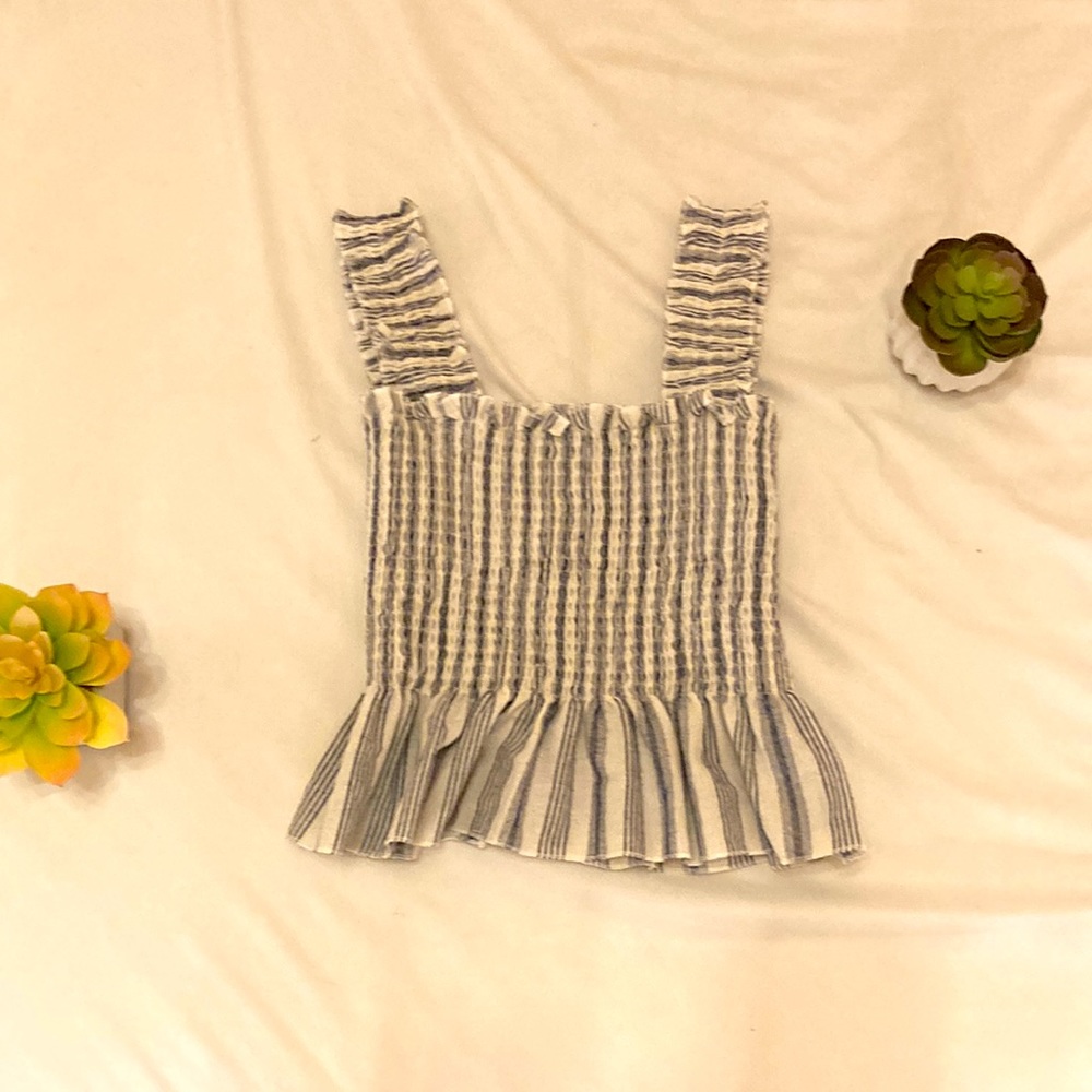 Shein ruffle tank top